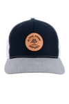 AP Circle Patch Snapback Hat - 112RCHCP-Navy/White/Grey