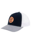 AP Circle Patch Snapback Hat - 112RCHCP-Navy/White/Grey