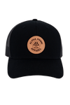 AP Circle Patch Snapback Hat - 112RCHCP-Black/Black