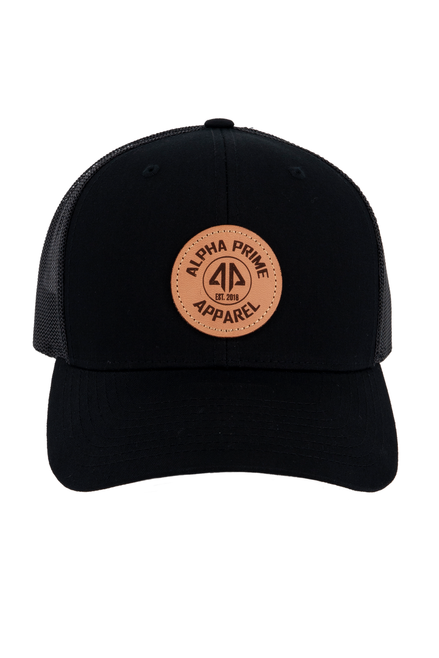 AP Circle Patch Snapback Hat - 112RCHCP-Black/Black