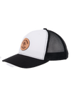 AP Circle Patch Snapback Hat - 112RCHCP-White/Black