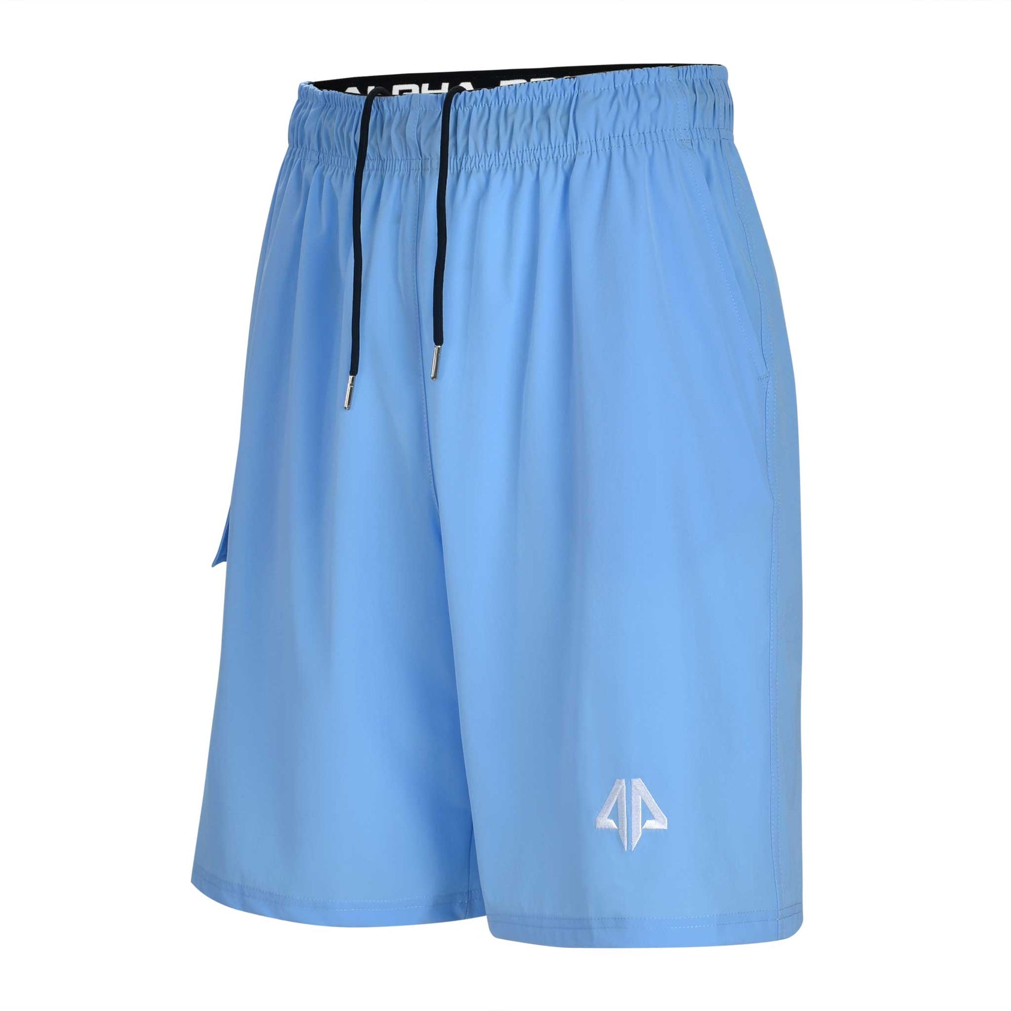 Alpha Prime Microfiber Shorts – Light Blue - Alpha Prime Sports