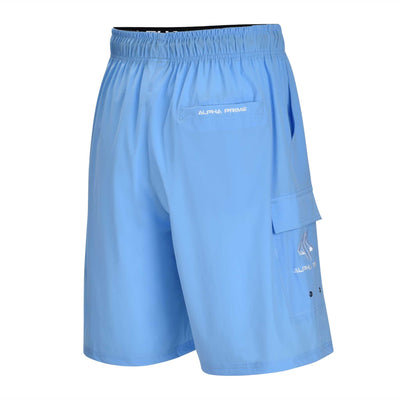 Alpha Prime Microfiber Shorts – Light Blue