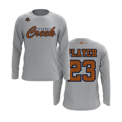 Personalized CCLL Astros Creek Logo Long Sleeve Shirt