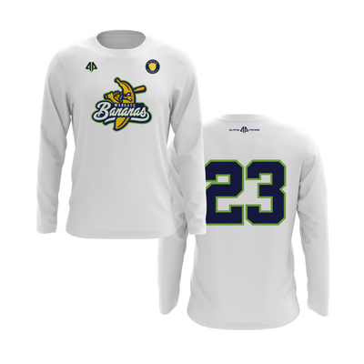 Personalized Margate Bananas Logo Long Sleeve Shirt
