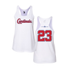 Personalized Cardinals White Women's Tank Top
