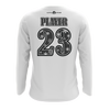 Charcoal/White Teams Long Sleeve Shirt (Aughey, Floyd, Kulnick, & Perez. F)