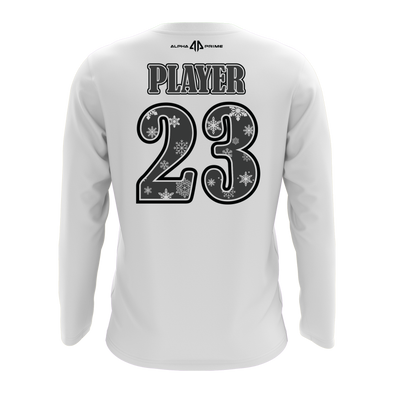 Charcoal/White Teams Long Sleeve Shirt (Aughey, Floyd, Kulnick, & Perez. F)