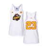 Personalized Margate Chiefs Logo White Women's Tank Top