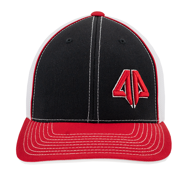Alpha Prime Series 2 Fitted Hat - 101FPAC-Red/Black/White