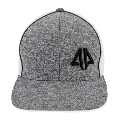 AP Classic Trucker Snapback Hat - 301SPAC-Heather Grey/White