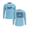 Personalized Margate Dodgers Logo Long Sleeve Shirt