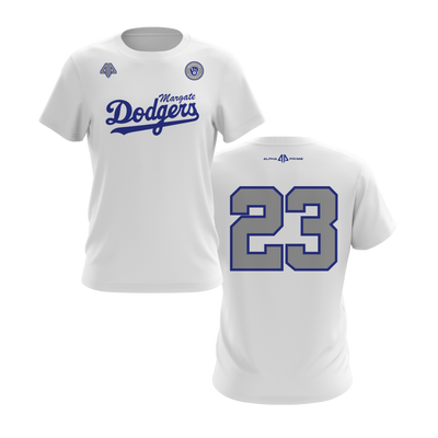Personalized Margate Dodgers Logo Short Sleeve Shirt