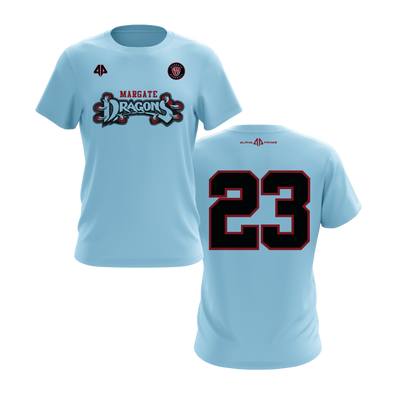 Personalized Margate Dragons Logo Short Sleeve Shirt