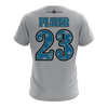 Electric Blue/White Teams Shirt (Canela, McCardle, & Clark/Piedra)