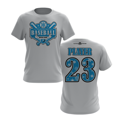 Electric Blue/White Teams Shirt (Canela, McCardle, & Clark/Piedra)