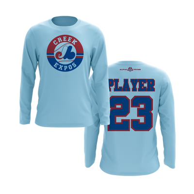 Personalized CCLL Expos Circle Logo Long Sleeve Shirt