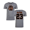Personalized WBYB Paw Print Logo Heather Grey Shirt