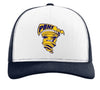 PRE-ORDER - PBHS Tornado Logo White/Navy Snapback Hat