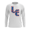 Personalized Legacy Elite Star LE Logo Long Sleeve White Shirt