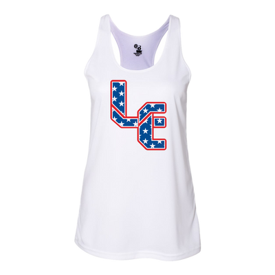 Personalized Legacy Elite Star LE Logo White Women's Tank Top