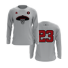 Personalized Margate Los Rojos Logo Long Sleeve Shirt