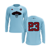 Personalized Margate Los Rojos Logo Long Sleeve Shirt