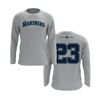 Personalized Mariners Logo Long Sleeve Shirt