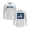Personalized Mariners Logo Long Sleeve Shirt