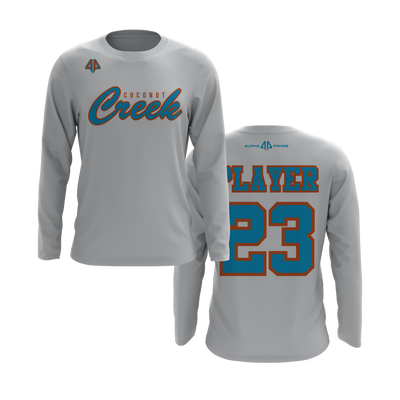 Personalized CCLL Marlins Creek Logo Long Sleeve Shirt