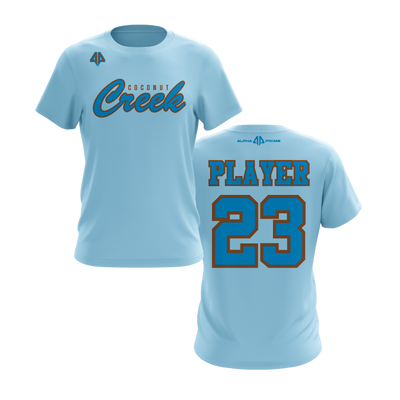 Personalized CCLL Marlins Creek Logo Short Sleeve Shirt