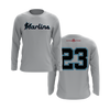 Personalized Marlins Logo Long Sleeve Shirt