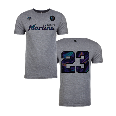 Personalized Margate Marlins Logo Short Sleeve Shirt