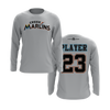 Personalized CCLL Marlins Logo Long Sleeve Shirt