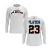 Personalized CCLL Marlins Logo Long Sleeve Shirt