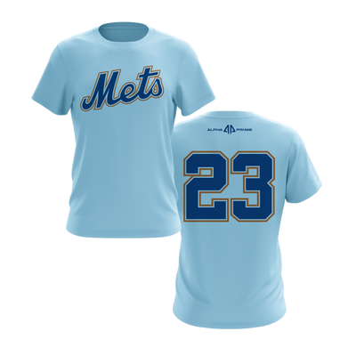 Personalized Mets Short Sleeve Shirt