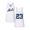 Personalized Mets White Women's Tank Top