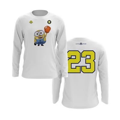Personalized Margate Minions Logo Long Sleeve Shirt