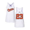 Personalized Orioles White Women's Tank Top