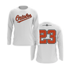 Personalized Orioles Logo Long Sleeve Shirt