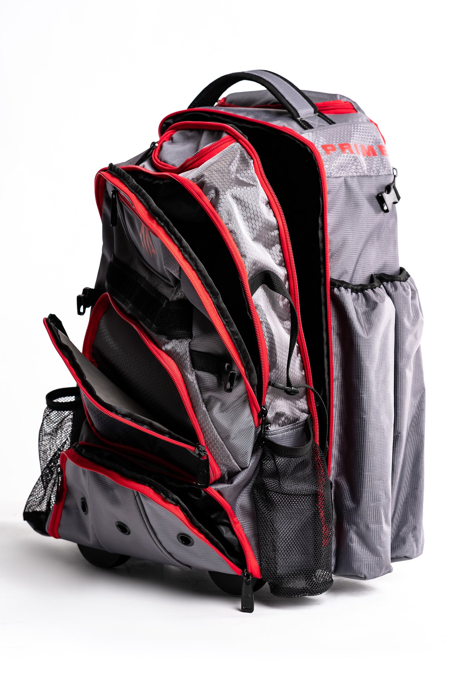 Prime Series II Roller Bat Backpack - Grey/Red