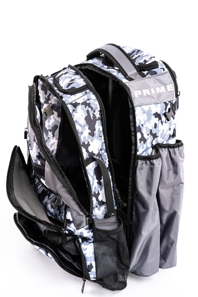 Prime Series II Roller Bat Backpack - White/Camo