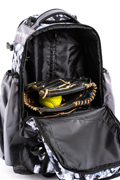 Prime Series II Roller Bat Backpack - White/Camo