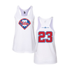 Personalized Phillies White Women's Tank Top