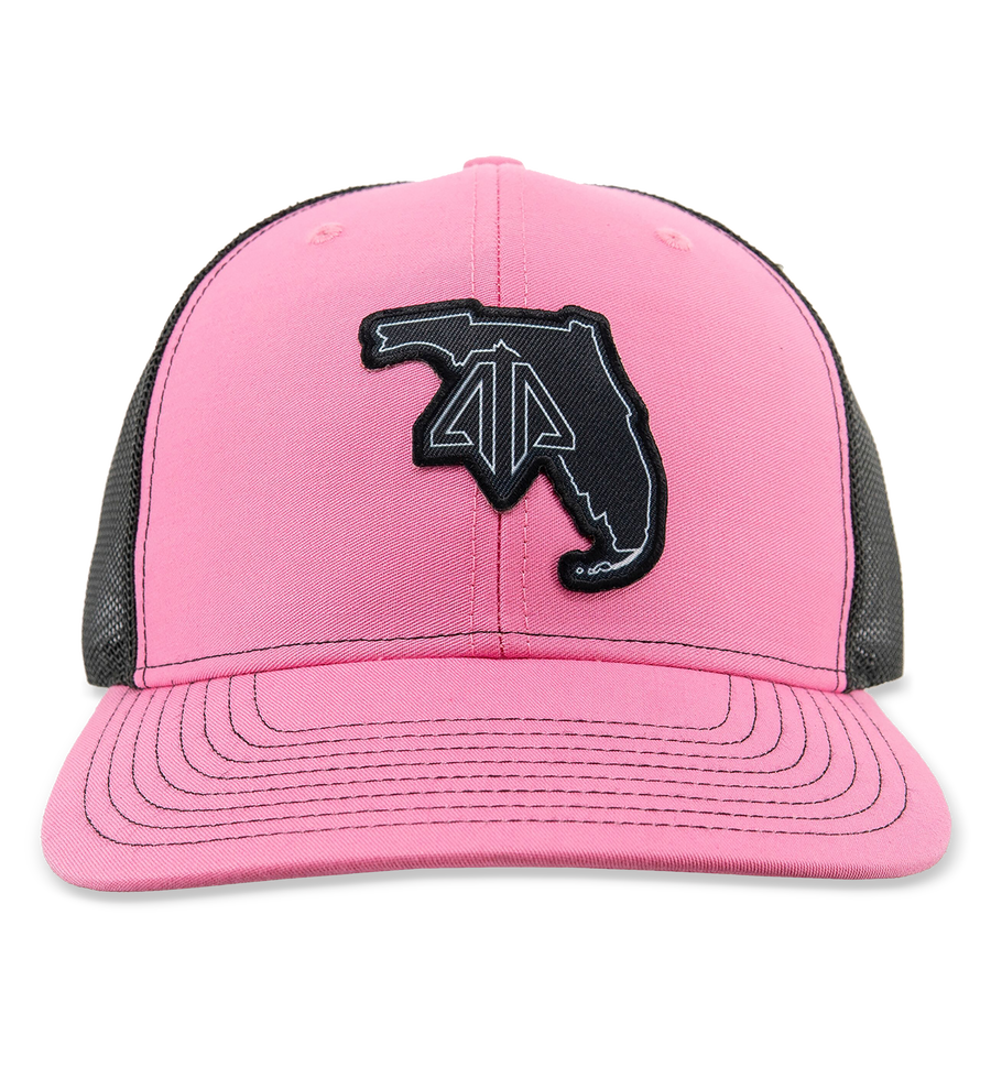 AP State Snapback-Florida-Pink & Black