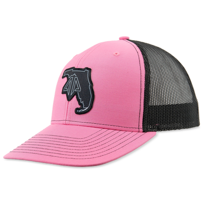 AP State Snapback-Florida-Pink & Black