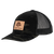 AP Patch Trucker Snapback Hat - 862RCHSQ-Black Camo/Black