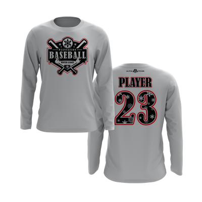 Red/Black Teams Long Sleeve Shirt (Schuldt, Mann, Rodriguez. D, & Nocerino)
