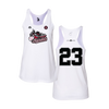 Personalized Margate River Bandits Logo White Women's Tank Top