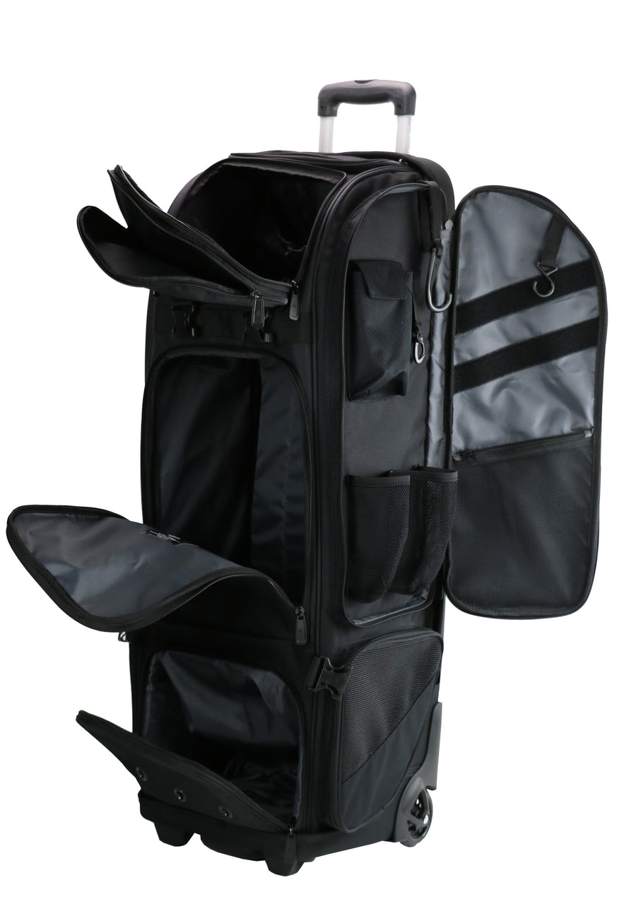 Alpha Prime Series II Roller Bat Bag Black/White